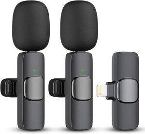 Image of Wireless Lavalier Microphones (Kopdkes 2 Pack) 
